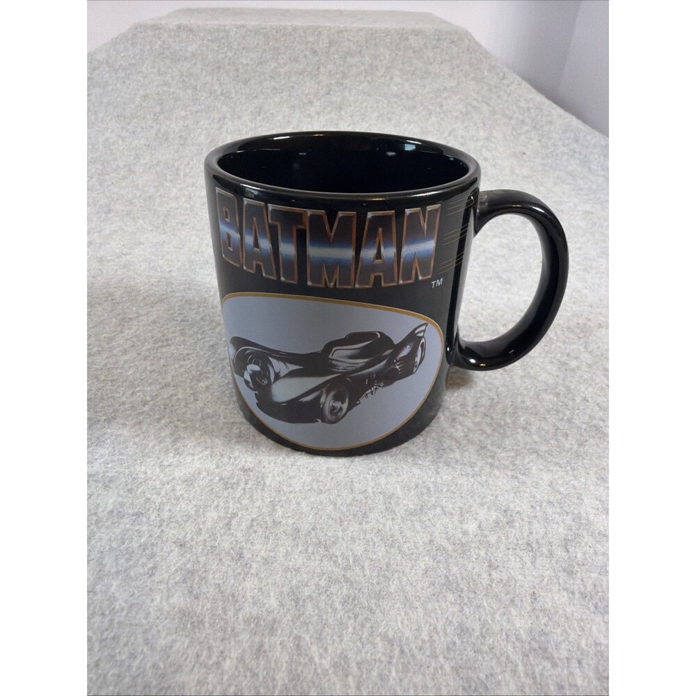 Vintage Batman Movie Mug Applause 1989 DC Comics Coffee Tea Cup